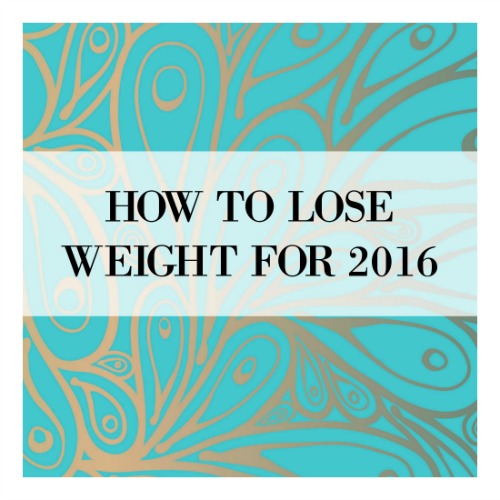 Steps in Losing Weight in 2016