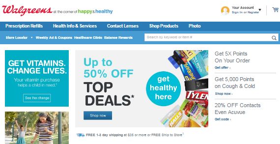 Walgreens.com Online Pharmacy Review- Get a Fully Customized Health Service Online