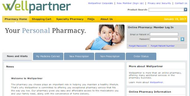 Wellpartnerpharmacy.com Review-Online Prescription and Mail Order Pharmacy